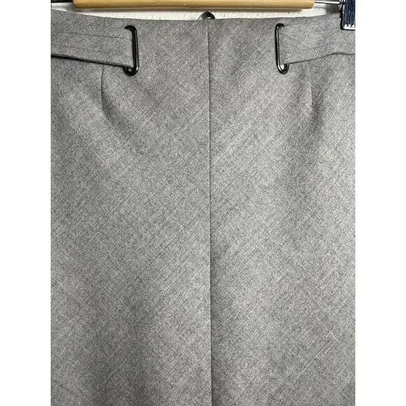 Brooks Brothers Wool Skirt Midi Women's Size 8 Grey Career - Picture 3 of 7
